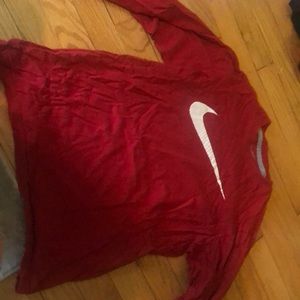 Kid’s Large Red Nike long sleeve T!